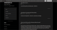 Desktop Screenshot of dimension2k.de
