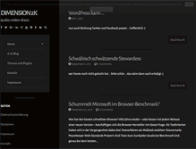 Tablet Screenshot of dimension2k.de